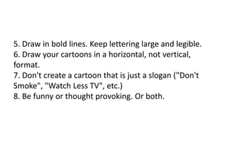 Editorial cartooning | PPTX