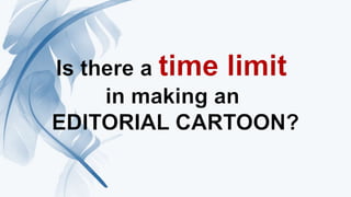 Editorial cartooning