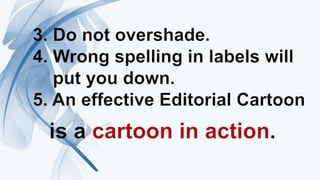 Editorial cartooning