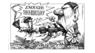 Editorial cartooning