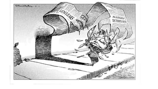 Editorial cartooning