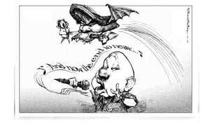 Editorial cartooning