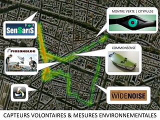 MONTRE VERTE | CITYPULSECOMMONSENSECAPTEURS VOLONTAIRES & MESURES ENVIRONNEMENTALES