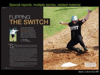 Special reports: multiple stories, related material




                                                 Spark, Lakota East HS	

 