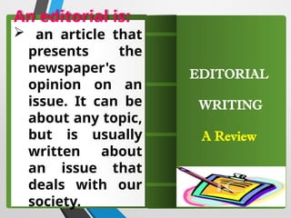 Sample Editorial Topics editorial writing SAMPLE PPTT FPR YOU.pptx