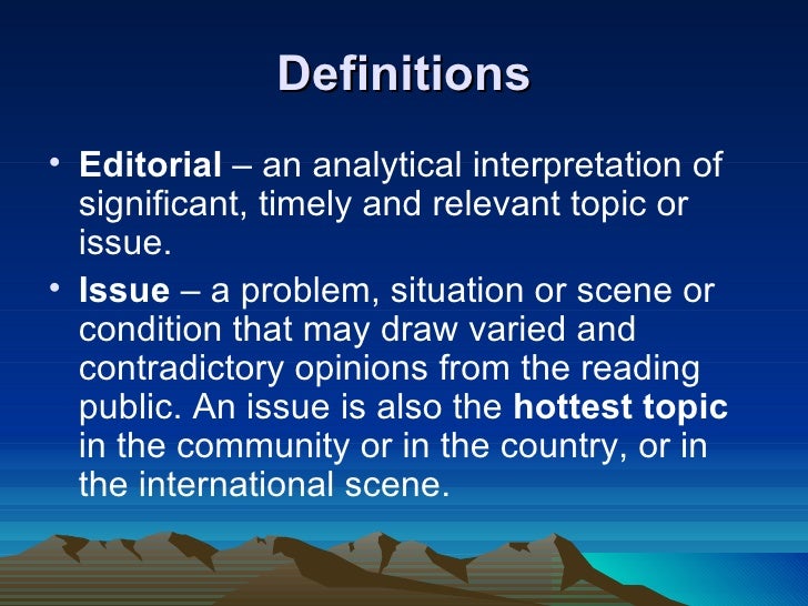 Editorial writinghernan