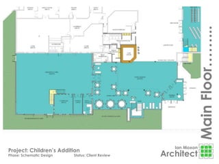 Ian Moxon
Architect
Project: Children’s Addition
Phase: Schematic Design Status: Client Review
MainFloor……...
 