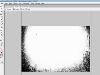 Edits to double page spread