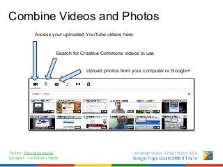 Combine Videos and Photos
Access your uploaded YouTube videos here

Search for Creative Commons videos to use
Upload photo...