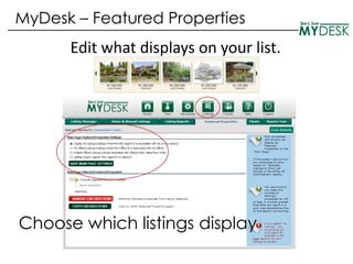 MyDesk – Featured Properties

Edit what displays on your list.

Choose which listings display

 