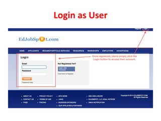 Login as User
 
