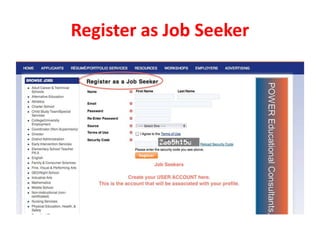 Register as Job Seeker
 