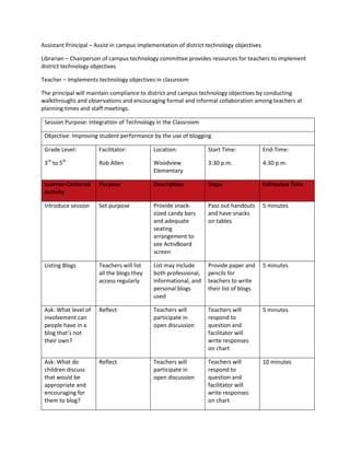 Edld 5352   Action Plan