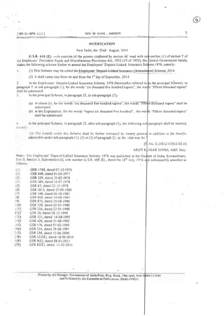 Edli amendment scheme