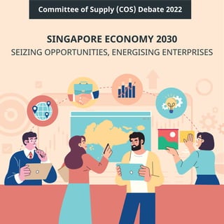 Committee of Supply (COS) Debate 2022
SINGAPORE ECONOMY 2030
SEIZING OPPORTUNITIES, ENERGISING ENTERPRISES
 