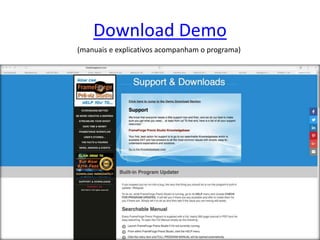 Download Demo
(manuais e explicativos acompanham o programa)
 