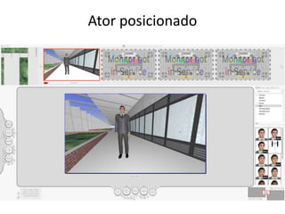 Ator posicionado
 