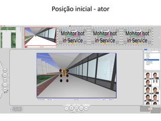 Posição inicial - ator
 