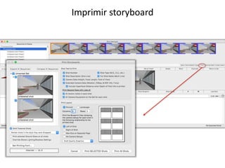 Imprimir storyboard
 