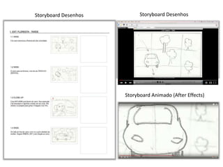 Storyboard Desenhos Storyboard Desenhos
Storyboard Animado (After Effects)
 