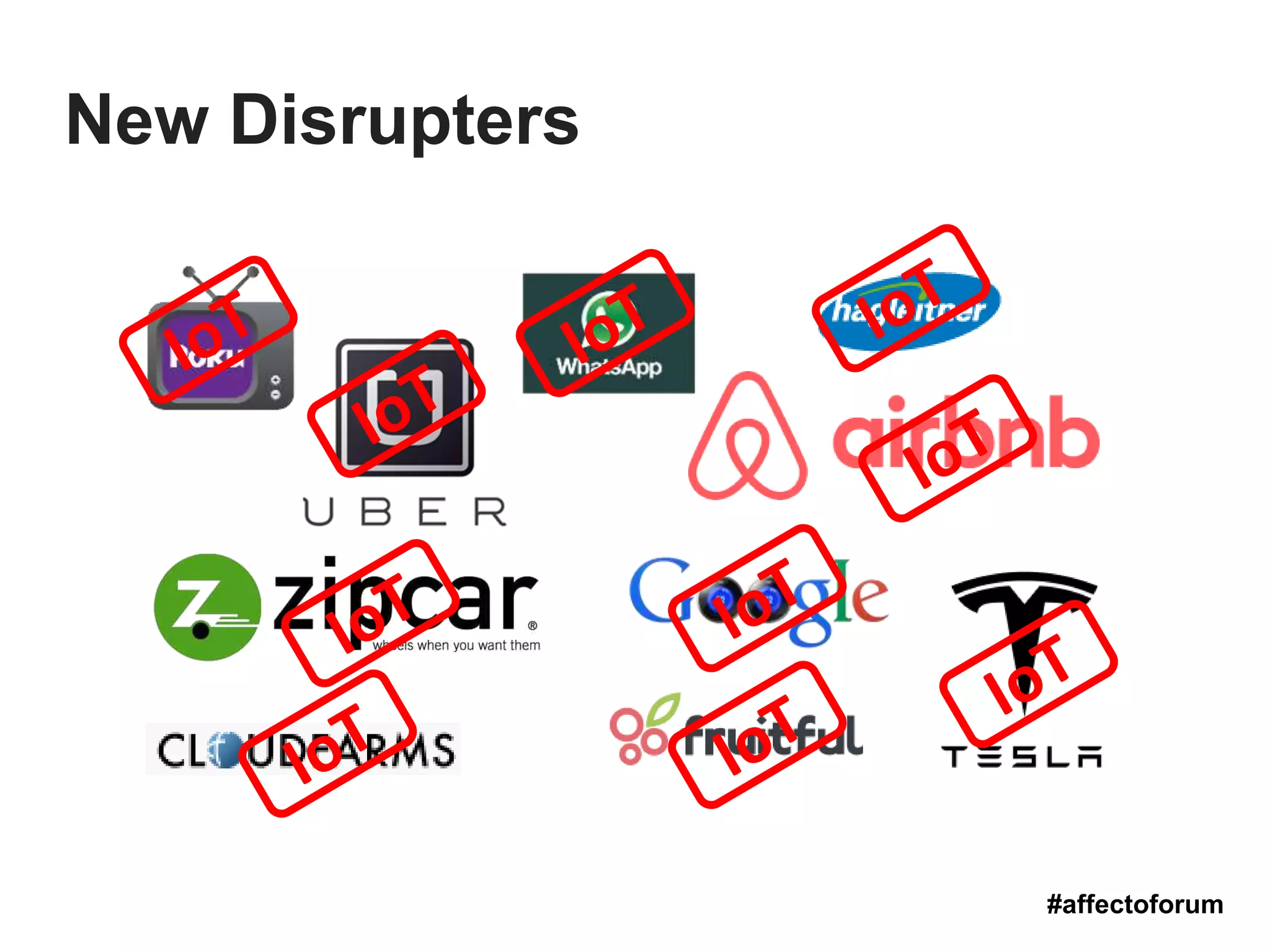 #affectoforum
New Disrupters
 