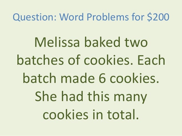 2Nd - 3Rd Grade Math Review Jeopardy