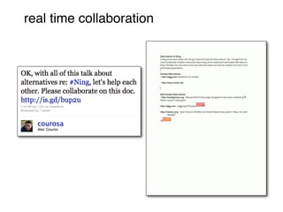 real time collaboration
 