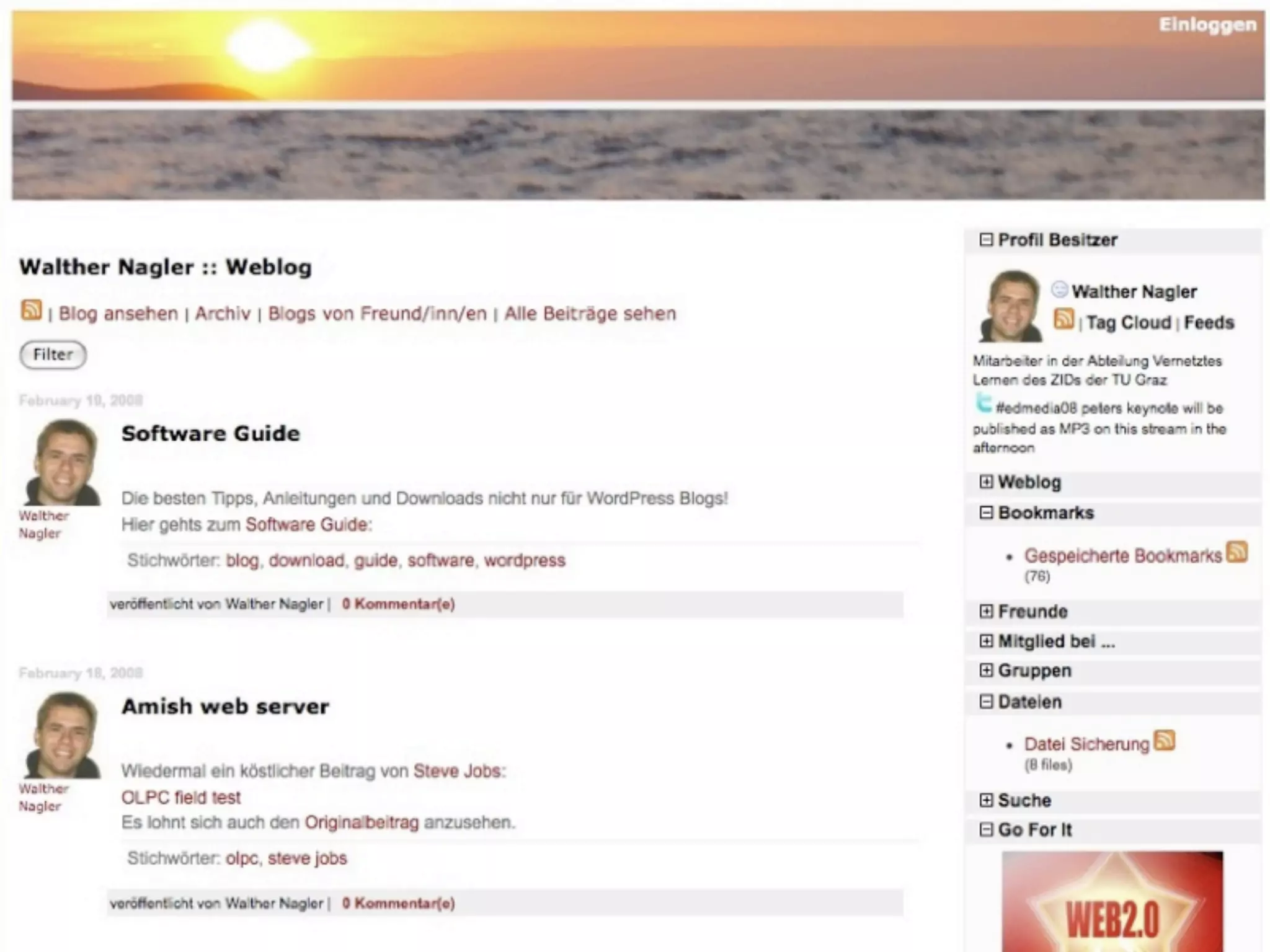 A Blog Sphere for Higher Education