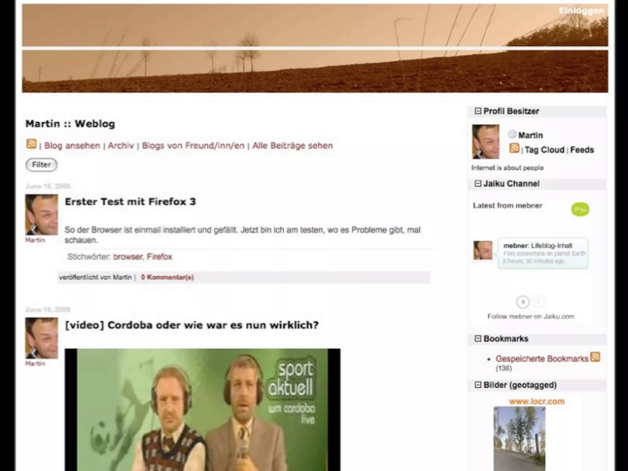 A Blog Sphere for Higher Education