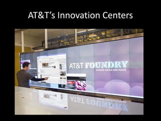 AT&T’s Innovation Centers
 