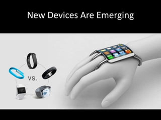 New Devices Are Emerging
 