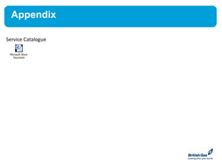 Appendix

Service Catalogue

 Microsoft Word
    Document
 