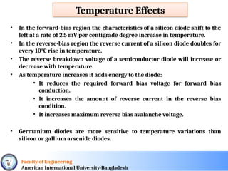Comprehensive Study of Semiconductor Diodes: Operation, Characteristics ...