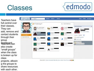 AssignmentsTeachers can add assignments to classes, complete with description, due date, and any necessary links or attachments.Once submitted the teacher can instantly grade and comment on the material.