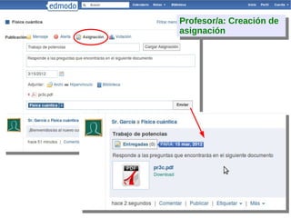Biblioteca.  Contiene todos los adjuntos y enlaces enviados. 