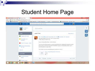 Student Home Page
 