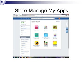 Store-Manage My Apps
 