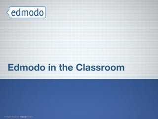 Edmodo in the Classroom
 