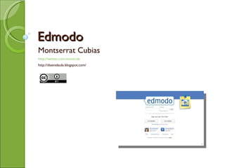 Edmodo Montserrat Cubias http://twitter.com/montcubi http://diaenelaula.blogspot.com/ 
