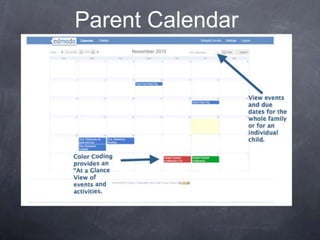 Parent Calendar
 