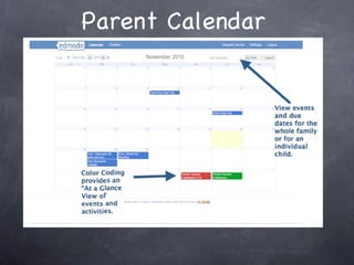 Parent Calendar 