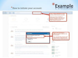 *
*How to initiate your account:
 