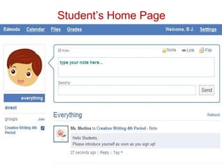 Student’s Home Page 