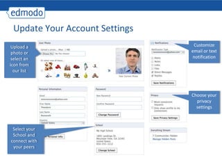 Teacher Landing PagePost assignments, reminders, polls, or discussion questionsStore unlimited content for easy re-use and sharingCreate Groups for Classes and ClubsEncourage collaboration and participation in classroom discussionsJoin Subject and Content Communities