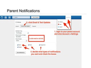 Parent Notifications
 
