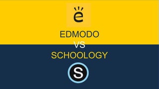 EDMODO
VS
SCHOOLOGY
 