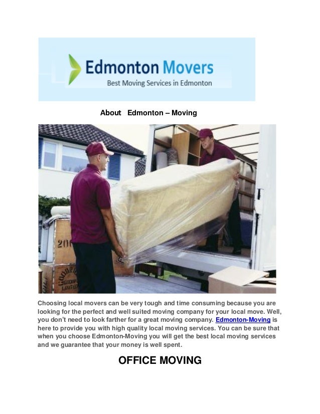 Edmonton moving Edmonton moving