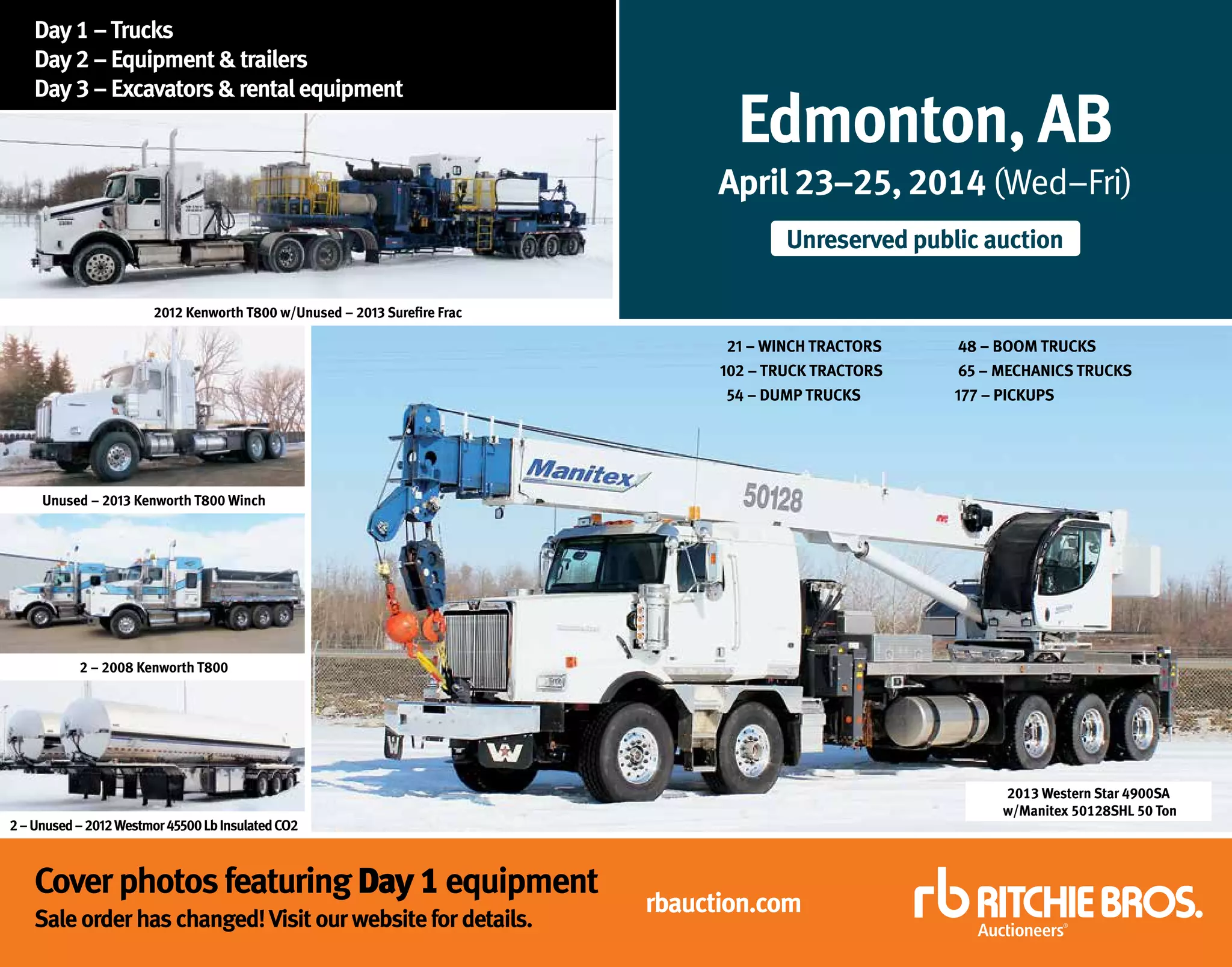Edmonton, AB Auction Brochure April 2325, 2014 PPT