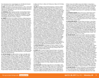 19Forup-to-date listingsvisit rbauction.com April 25–28, 2017 (Tue–Fri) | Edmonton, AB
TJ 4x4 • KiaSorento LX 4x4 • Lincoln Navigator 4x4 • 2013 Mitsubishi Outlander
4x4 • 2008 PorscheCayenne AWD • 2008 PorscheCayanneS.
13- BUSES: 2015 Bluebird 72 PassengerS/A • Ford E450 • 2- 2013, 3- 2012  2010
Ford E350 15 PassengerCrewCarrier • 2009 Ford E350 14 PassengerCrewCarrier •
2008 Ford E350 15 PassengerCrewCarrier • Ford E350 15 PassengerCrewCarrier •
2009 Ford E350 • GMCRTS Party.
14- AUTOMOBILES: BMWZ3 RoadsterConvertible • 1957 BuickModel 70 Riviera
Roadmaster • 2009CadillacCTS • 1956Chevrolet 210 Post Retro Mod • 2008
Chevrolet Malibu • 2008 Ford E350 7 PassengerVan • Ford ModelA • 2014 GMC
Savana Minivan • GMCSafari Minivan • Infinity G35Car • KCS Junior Dragster •
Lincoln Navigator Limousine • LincolnCar • Mazda 3.
66- LOWBOYS: 2015 Arnes 55Ton 24 Wheel • 2016 Arnes 24 Wheel Double Drop
• ArnesTridem Scissorneck • Arrow MasterTridemScissorneck• Aspen FG60-16
16 WheelScissorneck • Aspen 59TonTridem • Aspen 53 FtTridem • Aspen 50Ton
16+16+8Combination • Aspen FG50-16 16 Wheel • Aspen FG40-3TridemScissor-
neck• Bisco 100RGN • 2017 Cancade 50TonTridemScissorneck• 2016Centerline
40TonTridem Scissorneck • 2015CenterlineTridem •Columbia 75Ton 16 Wheel
Double Drop • 2011  2008 Deloupe 55TonTridem Double Drop • 2014 Deloupe
51Ton • 2012 Doepker 50TonTridemScissorneck• 2013 DoepkerTridem • Easy
Ride 60Ton 16 Wheel • EdmontonTrailer 52TonTridemScissorneckTrombone •
EdmontonTrailer 45TonTridemScissorneck • 2009 EdmontonTrailer 45TonT/A
Scissorneck• 2008 EdmontonTrailerTridemScissorneckSteerable • Equip XL 60
TonT/A Double Drop • 2008 ETMT/AScissorneckTrombone • 2014 Fontaine HT-2
Tridem Double DropTrailer • Fruehauf 16 Wheel • 2011 Gerrys KLM932 20+20+20
Combination • Gerrys 60TonTridemScissorneck• Gerrys KSD60T-3 60TonTridem
Single Drop • Gerrys 53 FtTridem Scissorneck• Gerrys 40TonTridemScissorneck•
Gerrys 35TonScissorneck • Gerrys 16 Wheel Hi Low Profile • GerrysTridem • K-Line
50TonTridem • K-LineT/A Double Drop • K-line 3049 55TonTridemCombination •
2012 K-Line KLH302 65TonTridem Double Drop • 2013 LandollTridemTilt Deck•
Unused - 2015 Lode KingSDL53-3Tridem 2+3+1Combination • Marcep 16 Wheel
Scissorneck• 2012 Peerless LB65-DDBTMON-16 65Ton 16 Wheel • 2017 Peerless
LB65-32BTMON-3A 65TonTridem Double Drop • Peerless 60Ton 16 WheelScissor-
neck• Peerless LB60-SDLRSOW-16 60Ton 16 WheelScissorneck• 2008 Peerless
50LB-32BTMON-3A 50TonTridem Double Drop • Peerless 24 Wheel • Peerless 16
WheelScissorneck• PeerlessT/ASingle Drop • Rayfab 51TonTridemScissorneck
• Scona 16 Wheel •SconaTridemSingle Drop •SconaTridemScissorneck• 2009
Trail KingTK110SA-533Tridem HydTilt Deck • 2013Trail KingTK110HED-502Tridem
Trombone Double Drop • 2014Trail KingTK90MED-482TridemTrombone Double
Drop •Trail KingTridem • Willock 16 Wheel • WillockWRLT/A • 2- WillockT/ASingle
Drop • WitzcoChallenger RG50 50TonTridem Double Drop • 2013 XLSpecialized
110 MG 55TonTridem Double Drop.
45- STEP DECKTRAILERS: 2013 BWS 53ET3XP 53 FtTridem • 2014 BWS 53ET3X
52 FtTridem • 2013 BWS 53ET3X 53 FtTridem • 2013 BWS 48ET3X 48 FtTridem
• 2015  2009 Doepker 53 FtTridem • Doepker 53 FtTridem • 2009 Doepker •
2012 Dorsey 53 FtTridem • 2014 Felling FT-80-3 MX-HTridem • JC52 FtTridem •
2014 Lode KingSDG53-3 53 FtTridem Aluminum • 2- 2016 Lode King SDG53-2 53
FtT/A AluminumCombination • 2011 Lode King 53 FtTridem • Lode King 48-2 48
FtT/A AluminumSpread Axle • Lodeking 48 FtT/AAluminumSpread Axle • 2014
Manac14350A000 50 FtTridemTrombone • 2008 Manac53 FtTridemTrombone
• Marcep 36 FtTridemTrombone • 2015 Matrix 53 - 72 FtTridemTrombone • Max-
AtlasT/A • RAJA 45Ton 53 FtTridemTrombone • Reinke 53 FtTridem Aluminum •
Reinke 53 FtTridem • Reitnauer 48 FtT/AAluminumSpread Axle • Reitnouer 48
FtT/A Aluminum • Roadmaster 45 FtT/ATrombone • 2015SureTrac20 Ft • 2014
SureTrac•Thruway 52 FtTridemTrombone •Thruway 48 FtTridemTrombone •
ThruwayTrombone •TowmasterT-50RGT/A • Wabash 48 FtT/A • 2013 Wilson 53
Ft • Wilson 48 FtT/A slu • 6- Wilson 48 FtT/A Aluminum • Wilson 48 FtT/A • Wilson
T/AAluminum.
104- JEEPS: Athey Wagon • AlcoT/ASelf-Steering Booster • 2016 Arnes 16 Wheel
• ARNEST/A • Arrow Master 16 Wheel • Aspen JT40-2LPT/A • Aspen JT35-16 16
Wheel • AspenTD20-2SST/ASelf-Steering Booster • Aspen JT20S/A • Aspen 16
Wheel DerrickDolly • Aspen 16 Wheel • Aspen 8 Wheel Booster • 4- AspenT/ASelf-
Steering Booster • 2- AspenS/A • 2016Centerline 20TonT/A •Columbia LT19SM
S/A Booster • ColumbiaT/A •CustomT/ATankDolly •CustomS/A Booster • 2012
Custom BuiltS/ASelf-Steering Booster • 2008 Deloupe 12Ton S/ASelf-Steering
Booster • 2013  2012 DeloupeT/A • 2008 DeloupeS/ASelf-Steering Booster
• 2015 DeloupeS/A Booster • Easy Ride 16 Wheel • Easy RideS/A • Edmonton
TrailerT/A • 2011 Gerrys KTD701 20 Wheel Booster • 2011 Gerrys KJP604 20 Wheel
• GerrysTD101SSS/A Booster • 3- Gerrys JT45-16 16 Wheel • GerrysTD25-2AT/A
Self-Steering Booster • 2- GerrysTD20-2SST/ASelf-Steering Booster • GerrysTD20
T/ASelf-Steering Booster • GerrysTD17-2T/ASelf-Steering Booster • Gerrys 16
Wheel • GerrysT/ASelf-Steering Booster • 3- GerrysT/A Booster • 2- GerrysS/A
Booster • 2- HayworthTankT/A Dolly • Jerrys JT30-1JJS/A • 2011 K-Line KJP-803
TridemConverter Dolly • 2- 2011 K-Line KJP-803Tridem Dolly • 2012 K-Line KJP212
T/A • 2012 K-Line 10TonS/A Booster • K-LineT/ASelf-Steering Booster • K-LineT/A
• LionsgateT/A Dolly • Unused - 2017 Lode King JPA26-2T/A • Unused - 2013 Lode
King BSA12-1S/ASelf-Steering Booster • 2016 Matrixx 16 Wheel • 2- Neils 16 Wheel
• NeilsT/A • Peerless JPC302AT/A • PeerlessTAT202ASST/A Booster • Peerless
SAT101ASSS/A Booster • 2014 Peerless JP-45-R-16 45Ton 16 Wheel • 2017 Peerless
JP-40-R-2A-LN 40TonT/A • 2008 Peerless JP-40-R-2AT/A • Peerless JP-30-8AT/A •
PeerlessSSB-23-8AT/ASelf-Steering Booster • 2014 PeerlessTAT-20-2ASS 20Ton
T/ASelf-Steering Booster • PeerlessTAT20-2ASS 20TonT/ASelf-Steering Booster
• Peerless 16 Wheel • 2008 PeerlessSAT10BT1ASSS/A Booster • PeerlessT/A
SelfSteering Booster • 2008 PeerlessT/A Booster • PeerlessT/A • RotecTESB8BT
T/ASelf-Steering Booster • RSI S/A Dolly • 2013ScheltemaT/A •Scona 16 Wheel
•Scona 10TonS/ASteerable Booster •Scona 10TonS/ASelf-Steering Booster
•Scona 10Ton S/A Booster • 4-SconaT/ASelf-Steering Booster •SconaT/A
Converter Dolly •SconaT/A •SconaS/ASteerable Booster •SconaS/A Booster •
2008Scona Adaptor Booster •SuperiorT/A •TrailmobileS/A Dolly • WolverineT/A
Converter Dolly • 2013 WRTSB10 S/ASelf-Steering Booster •T/A Dolly •S/A.
12- SUPER B-TRAIN HIBOYS: 2012 Doepker 32 Ft Lead • 2- Doepker 32 Ft Lead •
2012 Doepker 28 Ft Pup • 2- Doepker 28 Ft Pup • Load King 32 Ft Lead • Load King
28 Ft Pup • Lode King 32 Ft Lead • Lode King 28 Ft Pup •Temisko FC-T3W-31 31 Ft
Tridem Lead •Temisko FC-T2W-28 28 Ft Pup.
63- HIBOYS: BWS E Z 2 Load 53 FtTridem • Dorsey 48 FtTridem • 2012 Double A
FHB208-36 36 Ftx 8 Ft 6 In.T/A • 2008 Fontaine 48 x 8 FtT/A • 2- Fruehauf 48 Ft
T/A • GerrysTridem • GerrysTridem • 2008 Great Dane GPS002400048 48 x 8 Ft
T/A • Great Dane GPMWSS348 48 FtTridem • 2009 Great Dane 53 FtTridem • Great
Dane 53 FtTridem • 3- Great Dane 48 FtT/A • Hi Way 42 FtT/A • JC42 FtT/A 8 Ft 6
In. Wide • 25- Lode King 53 FtTridem • Lode King 53 FtT/A • Lode King 48 FtTridem
• 2011 Lode King 38 FtTridem • Lode-King PFD53-3Tridem • Manac10353A02 53
FtTridem • 2012 Manac53 FtTridem Aluminum • Manac53 FtTridem • 2- Manac
48 FtT/A • 2012 ManacTridem • 2- Reitnouer 48 FtT/A Aluminum •Trailmobile 48
Ft •Trailmobile 45 Ftx 96 In.TridemSteel •Trailmobile 45 FtT/A •Trailtech H370
32 FtT/A • WabashSF-650E-F3 45 FtTridem • WabashT/A • Wilson 48 FtT/A • WRT
45 FtT/A • WRTT/A.
40- OILFIELD FLOATS: ArrowTridem • Aspen OF55-16 51 x 10 Ft 16 Wheel • 2008
Aspen 53 FtTridem • 2- Aspen 50 Ft 16 Wheel • Aspen 49 x 10 Ft 16 Wheel • Aspen
48 Ft 16 Wheel • Aspen 45Ton 48 Ft • 2- Aspen 45Ton 46 Ft • 3- AspenTridem •
Columbia 42 Ftx 8 Ft 6 In.T/A • Doepker 47 Ftx 8 Ft 6 In.T/A • Gerrys 60Ton 53
Ftx 10 Ft 6 In. 24 Wheel • Gerrys KFL60T-16W 50 Ftx 10 Ft 6 In. 16 Wheel Mid Pro
• Gerrys 50 Ft 16 Wheel Hi/Lo Profile • Gerrys 48 Ftx 8 Ft 6 In.Tridem • Gerrys 48
FtTridem • Gerrys 48 Ft 16 Wheel • Gerrys 40 Ft 16 Wheel • 2- GerrysTridem •
Hayworth 42 Ft • Lode King 42 x 9 FtTridem Picker • Manac42 x 9 FtTridem Picker
• McCoy 40 Ftx 8 Ft 6 In. • Peerless PPT-5110-16 51 x 10 Ft 16 Wheel • Peerless 50
x 10 Ft 16 Wheel Mid Profile • PeerlessTridem • Raja 50 FtTridem •Scona 160F
47 x 10 Ft 16 Wheel •Scona 48 Ftx 8 Ft 6 In.Tridem •Scona 48 x 10 Ft 16 Wheel •
Scona 47 x 10 Ft 16 Wheel •Scona 40Ton 45 Ft • 2-SconaTridem • 2012Trailtech
T/A Picker.
17- LOGTRAILERS  RIGGING: Advance 50 Ftx 8 Ft 6 In.Tridem Hayrack• Anser
Tridem • 2013 ArcticHR53Q 53 Ftx 9 Ft 6 In. Quad/A Hayrack• 3- 2013 Arctic
HR53Q 53 Ftx 9 Ft 6 In. Quad/A Hayrack• BWS 48 Ftx 9 Ft 6 In.Tridem Hayrack
• 2013 BWS 48 Ftx 9 Ft 6 In. Quad/A Hayrack• Lornes 43 Ftx 8 Ft 6 In.Tridem
Hayrack• 2016 Peak52 Ftx 9 Ft In.Tridem Hayrack• 2016 Peak52 Ftx 9 Ft 6 In.
Tridem Hayrack• 2- 2013  2- 2009Superior 48 Ftx 9 Ft 6 In.Tridem •Superior 48
Ftx 9 Ft 6 In.Tridem •SuperiorTridem.
32- BOTTOM DUMPTRAILERS: 2013 ArnesTridem Cross Dump • 2- ArnesTridem
• 2014Castleton 37 FtTridem •Castleton 37 FtTridem • 2008CastletonTridem •
Decap 38 Ft Lead B-Train • Decap 36 FtTridem • Decap 32 FtT/A • 2- Decap 29 Ft
Super B-Train Pup • 2- Decap 29 FtSuper B-Train Lead • Decap 29 Ft B-Train Pup
• Decap 29 Ft B-Train Lead • Decap 28 Ft B-Train Pup • DecapTridem • Load Line
32 FtT/A • 2009 Midland MG38MX3000 38 FtTridem • Midland MG38MX3000
38 FtTridem • 2- 2013 Midland MG36MX3500 24 FtSuper B-Train Lead • 2- 2010
Midland 30 FtTridem Super B-Train Lead • 2- 2013 Midland MG29MX2000 29 Ft
Super B-Train Pup • 2010 Midland 28 FtT/ASuper B-Train Pup • 2010 Midland 28
FtStSuper B-Train Pup • 2011 MidlandTridem • MidlandTridem • Unused - 2015
RidgemarTrailers 38 FtTridem • 41 Ft 6 In.Tridem.
80- END DUMPTRAILERS: 2008 Arnes 38 FtTridem • 2013 Arnes 35 FtTridem •
Arnes 30 FtT/A • Arnes 28 FtT/A • 2- ArnesTridem • 2008 Arnes Quad Wagon •
2015  2014 Arnes Quad/AGravelWagon •Cancade 17 FtTridem Pup • Cancade
14 FtT/A Pup • 2012CancadeTridem • 2008Cancade •Canuck33 FtTridem •
2014Canuck28 FtT/A • 2015CanuckR3-3500 35 FtTridem • 2008Centerline
30 FtTridem • 2012Centerline R12-3500 • 2008CrossCountry 32 FtTridem •
2010 EdmontonTrailer Quad/AGravelWagon • 2011 GravhaulTB335 32 FtTridem
• 2008 GravHaul 40 Ft • 2011 Gravhaul 28 FtT/A • 2009 GravhaulTrailers 31
FtTridem • 2017 Homemade 16 FtTridem Pup • King 28 FtT/A • Langfab 16 Ft
Tridem Gravel Pup • Load Line 30 FtT/A • Load Line 14 FtT/AGravel Pup • Loadline
GEDSP35 30 FtTridem • M  M 20 FtTridem Aluminum • 2009 Mac30 Ft Quad
Wagon • 2008 MidlandSL4200 Quad/A • MidlandST3400Tridem • 2012 Midland
SK3400XTridem • MidlandSK3400Tridem • 2013 Midland MG37SK3400X 37 Ft
Tridem • 2011 Midland MG35XL3000 31 FtTridem • 2011 Midland MG35ST3400
35 FtTridem • 2- 2016 Midland MG35SLX3 37 FtTridem • 2014  2013 Midland
MG35SL3000 35 FtTridem • 2012  2010 Midland MG35SL3000Tridem • Midland
MG35SK3000 35 FtTridem • 2011  2008 Midland 35 FtTridem • 2015 Midland
MG29SLX42 28 Ft Quad/AGravelWagon • 2008 Midland MG17XL3100 17 FtTridem
Pup • Midland 14 FtT/A Pup • 2014 Nahanni 14 FtT/AGravel Pup • 2015 Nahanni
PTR3PT1600 16 FtTridem Gravel Pup • Neil’s 13 FtT/A Pup • Nitro 20 FtTri/AGravel
Wagon • 2012 NorthCountry 18 FtTridem Gravel Pup • 2013, 3- 2009  2008
RennSL1700 17 FtTridem Pup • 2008 Renn 17 FtTridem Gravel Pup • 3- Renn 17 Ft
Tridem Gravel Pup • 2015 Renn 17 FtTridem Pup • 2- 2013 RennTridem Pup • 2008
RennT/A Pup • RennT/A Pup • Renn APO 14 FtT/AGravel Pup • Unused - 2014
RidgemarTrailers 31 FtTridem •Southland 16 FtTridem Gravel Pup • 2008Stellar
Alum Quad/A • 2008Trojan 26 Ft Quad/AAluminum GravelWagon •Trojan 26 Ft
Quad/AAluminum GravelWagon • 2-Trojan 26 Ft Quad/A • 2- 2013TR50Tridem.
21- SIDE DUMPTRAILERS: 2013 Arnes 15 FtT/A Lead • 2- 2014 Arnes Welding Ltd
FD306 15 FtTridem Lead • 2- 2014 Arnes Welding Ltd FD306 28 FtTridem Pup
• 2- 2013  2012 K-Line KDC-402 51 Ft Quad/A Lead • 2011 K-Line KDC-401 41
Ft • 2- 2011 K-Line KDC-401 41 Ft Pup • 2008 MidlandTW3500 20 FtT/A • 2008
 