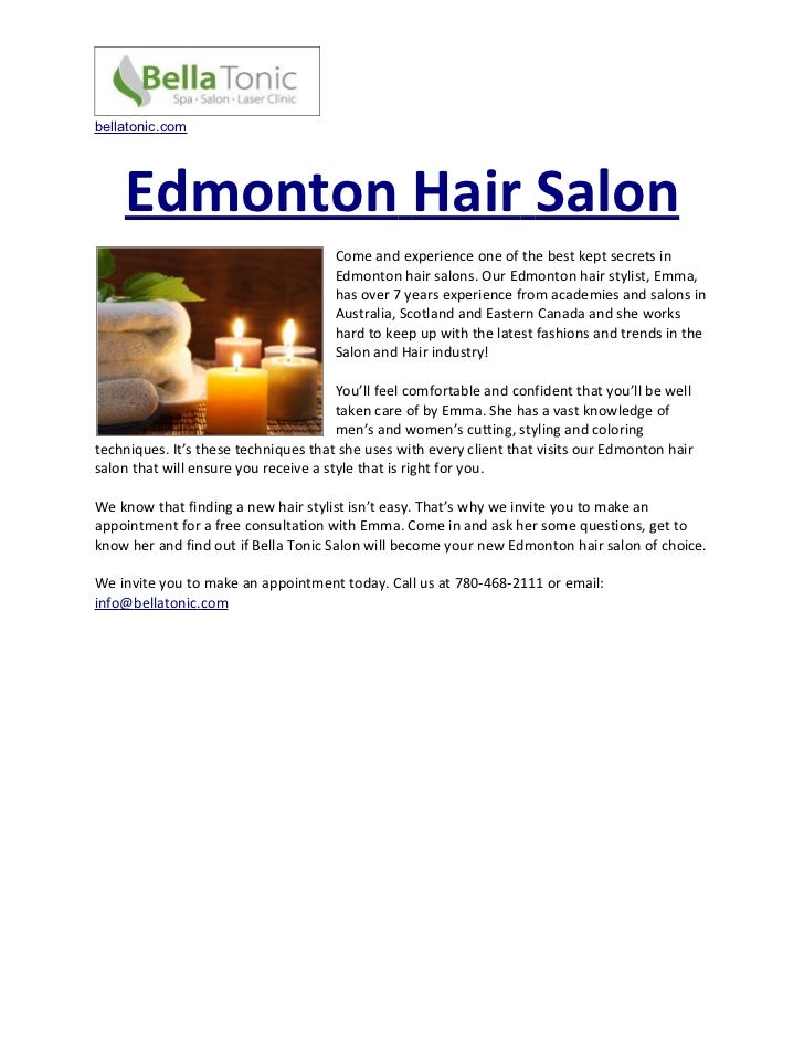 Edmonton Hair Salon